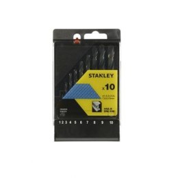 WIERTŁA DO METALU HSS-R KPL. 10 SZT. STANLEY