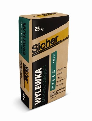 CIENKOWARSTWOWA WYLEWKA SAMOPOZIOMUJĄCA 1-10MM 25KG SICHER CIENKOWARSTWOWA WYLEWKA SAMOPOZIOMUJĄCA 1-10MM 25KG SICHER
