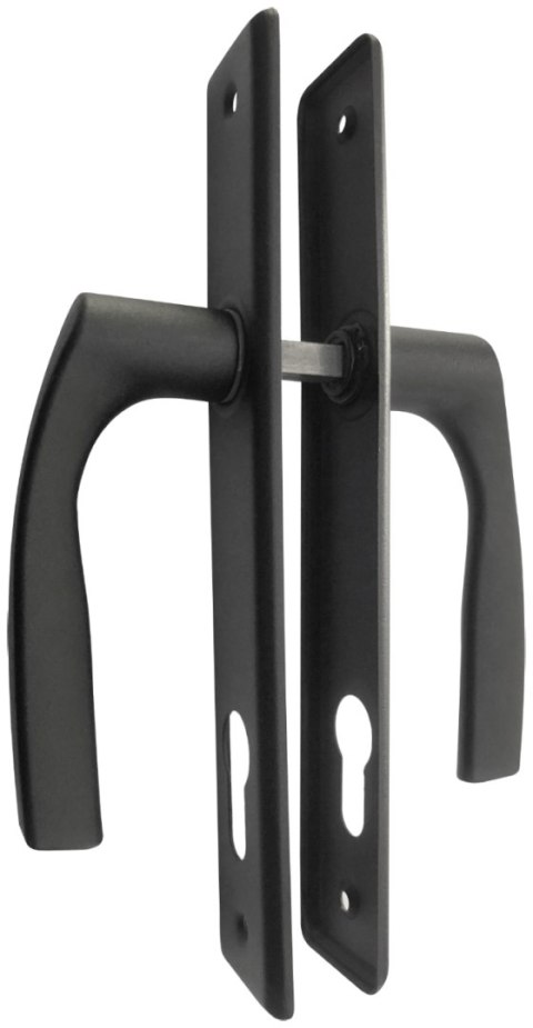 KLAMKA DO FURTKI NATI MALOWANA CZARNA 90MM NA KLUCZ UN KLAMKA DO FURTKI NATI MALOWANA CZARNA 90MM NA KLUCZ UN