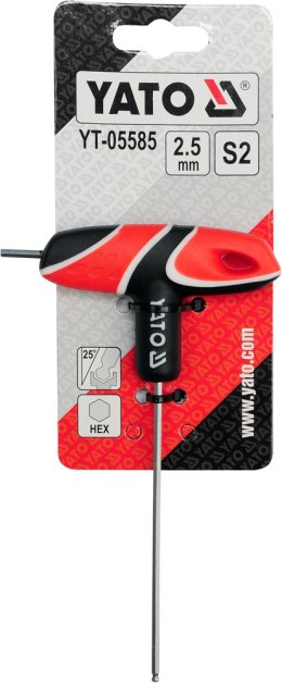 KLUCZ TRZP HEX (KULKA) Z RĘKOJEŚCIĄ 10MM YATO
