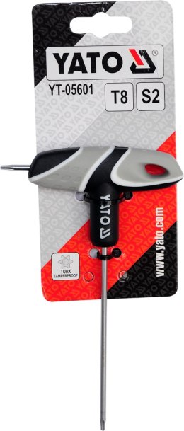 KLUCZ TRZPIENIOWY TORX Z RĘKOJEŚCIĄ T30 YATO