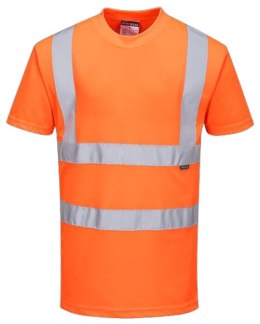 KOSZULKA T-SHIRT OSTRZEGAWCZA POMARAŃCZOWA RT23 ROZMIAR S PORTWEST