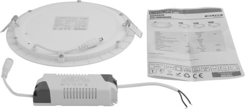 PANEL LED PODTYNKOWY OKRĄGŁY SLIM 18W, 1440LM, 225MM ORION PANEL LED PODTYNKOWY OKRĄGŁY SLIM 18W, 1440LM, 225MM ORION