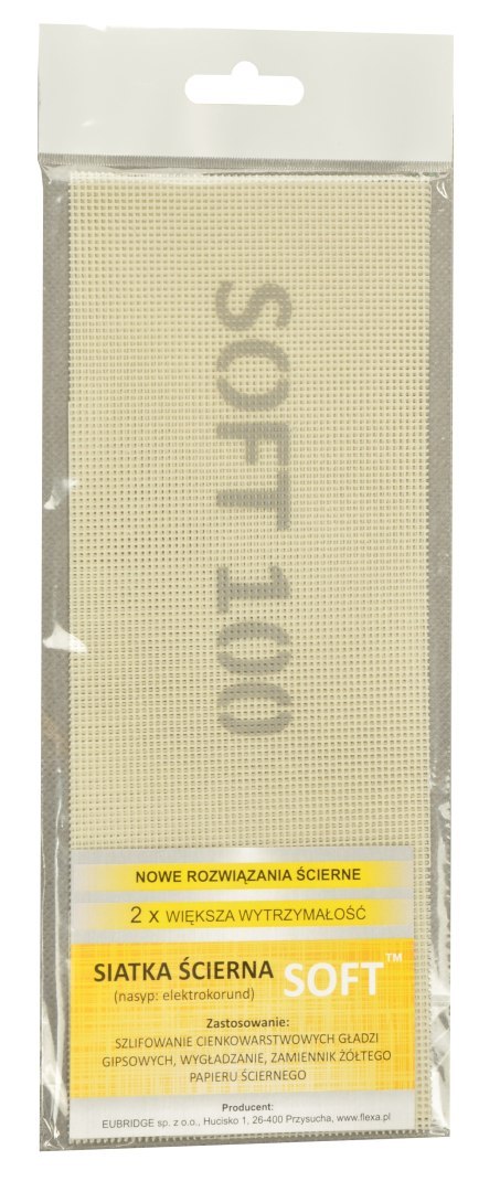 SIATKA ŚCIERNA SOFT 105*280MM 5 SZTUK GRANULACJA 220 UN SIATKA ŚCIERNA SOFT 105*280MM 5 SZTUK GRANULACJA 220 UN