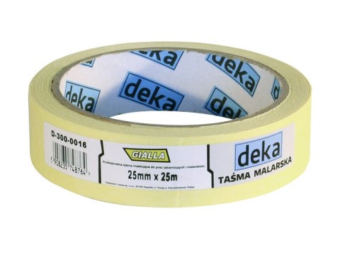 TAŚMA MALARSKA GIALLA 48MM*25M DEKA TAŚMA MALARSKA GIALLA 48MM*25M DEKA