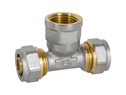 TRÓJNIK PEX-AL-PEX CHROM 3/4*20*20 DZIEWCZYNKA DIAMOND TRÓJNIK PEX-AL-PEX CHROM 3/4*20*20 DZIEWCZYNKA DIAMOND