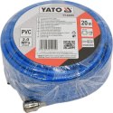WĄŻ PNEUMATYCZNY PVC Z SZYBKOZŁĄCZAMI 10MM*20M YATO