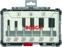 ZESTAW FREZÓW 6 SZT. UCHWYT 6MM BOSCH
