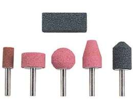 ZESTAW KAMIENI SZLIFIERSKICH TRZPIEŃ 6MM, 5SZT. WOLFCRAFT
