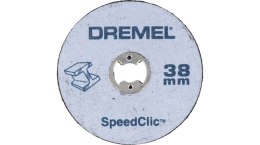 ZESTAW SCLIC - 2 TARCZE 38MM+TRZPIEŃ DREMEL