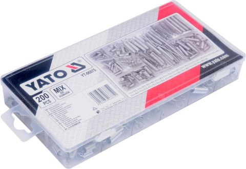 ZESTAW SPRĘŻYNEK 200 SZTUK MIX YATO ZESTAW SPRĘŻYNEK 200 SZTUK MIX YATO