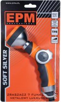 ZRASZACZ PISTOLETOWY 7 FUNKCJI REGULOWANY SOFT SILVER EPM