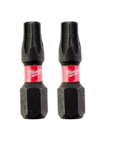 BIT, GROT, KOŃCÓWKA TORX TX27 25MM 2 SZT, MILWAUKEE BIT, GROT, KOŃCÓWKA TORX TX27 25MM 2 SZT, MILWAUKEE