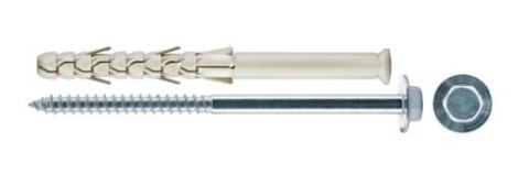 DYBEL RAMOWY ŁEB SZEŚCIOKĄTNY PODKŁADKOWY AC 8/140MM ARVEX DYBEL RAMOWY ŁEB SZEŚCIOKĄTNY PODKŁADKOWY AC 8/140MM ARVEX