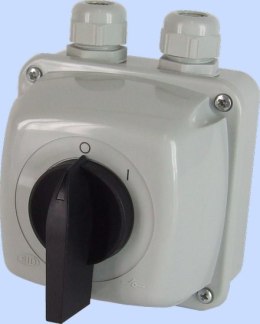 ŁĄCZNIK KRZYWKOWY 0-1 3P 16A IP44 ŁUK 16-13 W OBUDOWIE ELEKTROMET