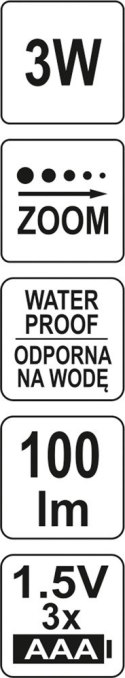 LATARKA CZOŁOWA YATO