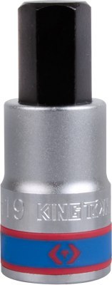 NASADKA KRÓTKA 3/4' Z KOŃCÓWKĄ HEX 14*80MM KING TONY