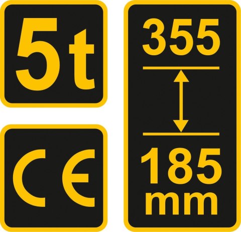PODNOŚNIK HYDRAULICZNY SŁUPKOWY 5T VOREL PODNOŚNIK HYDRAULICZNY SŁUPKOWY 5T VOREL