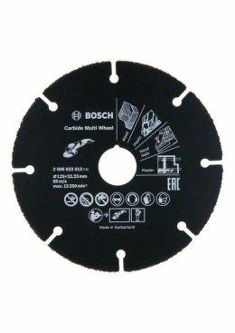 TARCZA UNIWERSALNA Z WĘGLIKÓW SPIEKANYCH MULTI WHEEL 125MM BOSCH