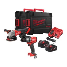 ZESTAW POWERPACK 18V FPD3+FSAG125X M18FPP2E3-502XEU 2*5.0 AH MILWAUKEE