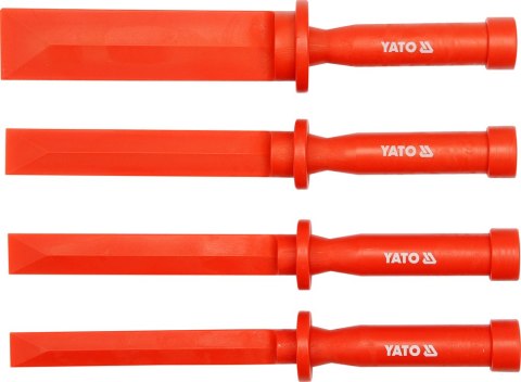 ZESTAW SKROBAKÓW PLASTIKOWYCH 4CZ YATO