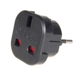 ADAPTER WTYCZKA POLSKA GNIAZDO ANGIELSKIE CZARNE EL-0174-BK UN
