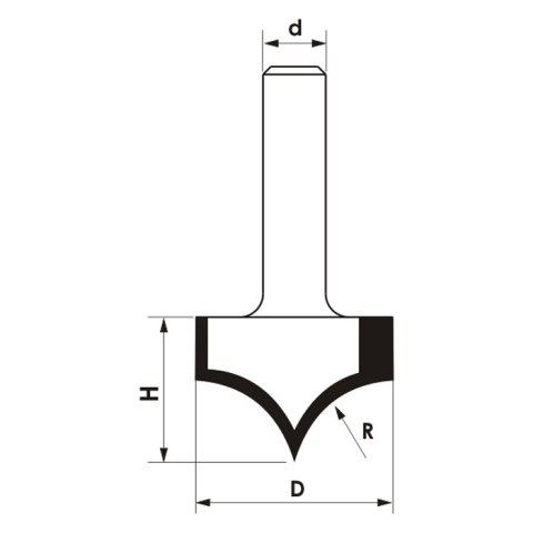 FREZ TRZPIENIOWY CNC PREMIUM ZAOKRĄGLAJĄCY 8*7,5*6*4 GLOBUS FREZ TRZPIENIOWY CNC PREMIUM ZAOKRĄGLAJĄCY 8*7,5*6*4 GLOBUS