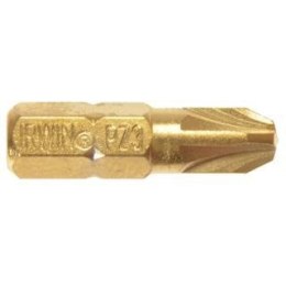 GROT, BIT, KOŃCÓWKA 1/4/25MM PZ2 TIN 2SZT IRWIN