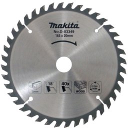 PIŁA SPIEKOWA DO DREWNA 165*20*40Z MAKITA