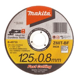 TARCZA TNĄCA DO METALU 125*0,8MM MAKITA