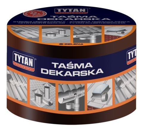 TAŚMA USZCZELNIAJĄCA DEKARSKA 20CM*10MB BRĄZ TYTAN