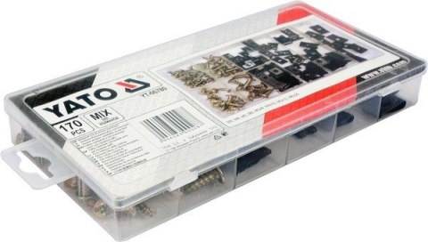 WKRĘTY /PODKŁADKI DO KAROSERII MIX 170SZT YATO WKRĘTY /PODKŁADKI DO KAROSERII MIX 170SZT YATO