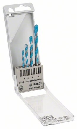 ZESTAW WIERTEŁ MULTICONSTRUCTION 4,5,6,8MM BOSCH