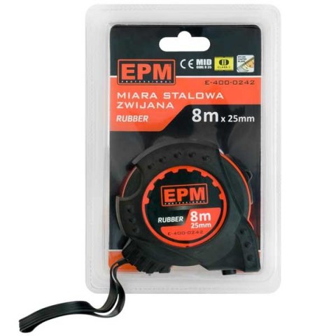 MIARA ZWIJANA RUBBER 8M*25MM EPM MIARA ZWIJANA RUBBER 8M*25MM EPM