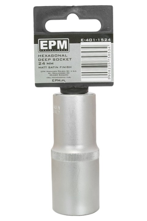 NASADKA DŁUGA 1/2'' 6-KĄTNA SATIN 30MM EPM NASADKA DŁUGA 1/2'' 6-KĄTNA SATIN 30MM EPM