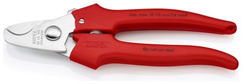 NOŻYCE DO KABLI 165MM, RĘKOJEŚĆ Z TWORZYWA KNIPEX NOŻYCE DO KABLI 165MM, RĘKOJEŚĆ Z TWORZYWA KNIPEX