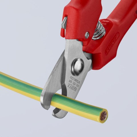 NOŻYCE DO KABLI 165MM, RĘKOJEŚĆ Z TWORZYWA KNIPEX NOŻYCE DO KABLI 165MM, RĘKOJEŚĆ Z TWORZYWA KNIPEX