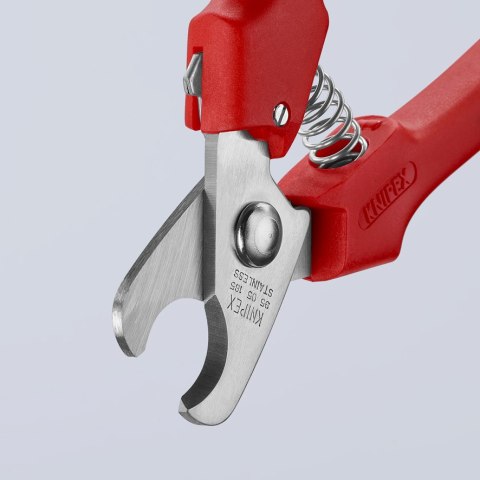 NOŻYCE DO KABLI 165MM, RĘKOJEŚĆ Z TWORZYWA KNIPEX NOŻYCE DO KABLI 165MM, RĘKOJEŚĆ Z TWORZYWA KNIPEX