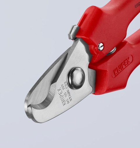 NOŻYCE DO KABLI 165MM, RĘKOJEŚĆ Z TWORZYWA KNIPEX NOŻYCE DO KABLI 165MM, RĘKOJEŚĆ Z TWORZYWA KNIPEX