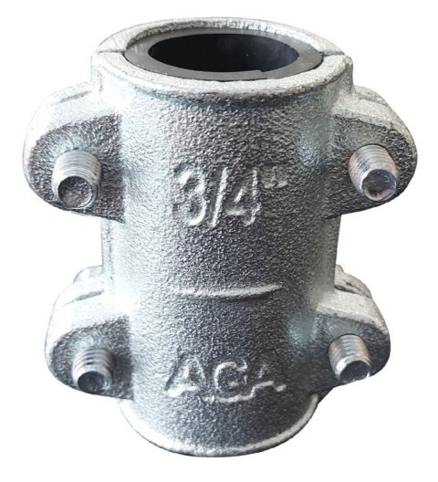 OBEJMA NAPR.OBA 3/4'' AGA SYMETRYCZNA BEZ WYJŚCIA BOCZNEGO UN OBEJMA NAPR.OBA 3/4'' AGA SYMETRYCZNA BEZ WYJŚCIA BOCZNEGO UN