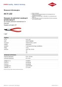 SZCZYPCE DO PIERŚCIENI SEGERA WYGIĘTE 45° WEWNĘTRZNE 180MM KNIPEX