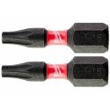 BIT, GROT, KOŃCÓWKA TORX TX15 25MM 2 SZT. MILWAUKEE