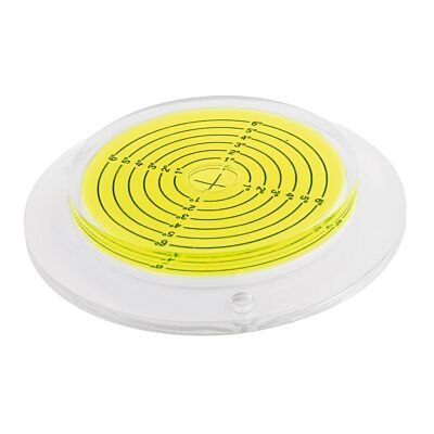LIBELLA OKRĄGŁA 7.5CM Z PODZIAŁEM NA STOPNIE Z OTWORAMI PRO LIBELLA OKRĄGŁA 7.5CM Z PODZIAŁEM NA STOPNIE Z OTWORAMI PRO