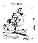PILARKA UKOSOWA, UKOŚNICA GCM 350-254 BOSCH