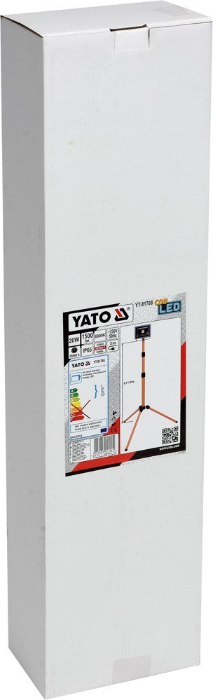 REFLEKTOR DIODOWY 20W ZE STOJAKIEM 1400LM YATO REFLEKTOR DIODOWY 20W ZE STOJAKIEM 1400LM YATO