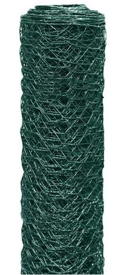 SIATKA HEKSAGONALNA W PCV DRUT 0.8MM 50CM*10MB OCZKO 13MM UN