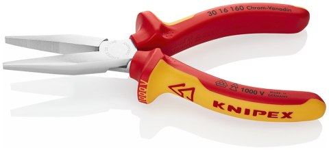 SZCZYPCE IZOLOWANE PŁASKIE WYDŁUŻONE 160MM KNIPEX SZCZYPCE IZOLOWANE PŁASKIE WYDŁUŻONE 160MM KNIPEX