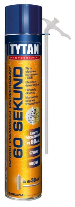 TYTAN PIANOKLEJ UNIWERSALNY WĘŻYKOWY 60 SEKUND 300ML TYTAN