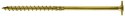 WKRĘT DO DREWNA Z KOŁNIERZEM NA TORX OCYNK ŻÓŁTY 6*280MM T30 UN