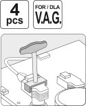 ZESTAW ŚCIĄGACZY DO CEWEK ZAPŁONOWYCH VAG YATO
